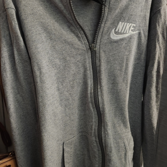 Nike Boys Gray Matching set Full-Zip Fleece Hoodie size Large and Joggers medium - Picture 4 of 5